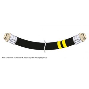 Aviation hose ELAFLEX HD-C 2" Length 25m / tinned brass Spannloc MM 2''1/2 BSPP fittings