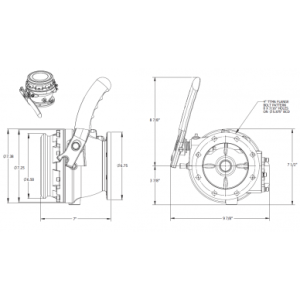 4'' API tank loading adapter - TTMA flange