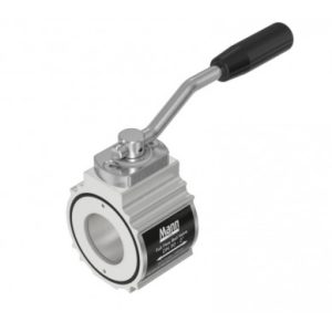 Ø50 alu full flow ball valve without flanges - ps 10 bars