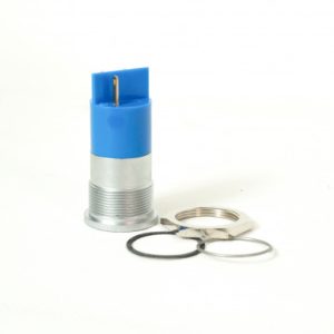 Blue LED high visibility light  Ø22mm 28VDC - waterproof