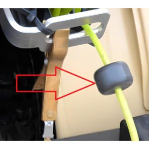 Cable stop for B-REEL bonding reel