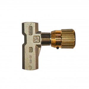 Unidirectional throttle valve 3/8 for tank filling valve adjustment