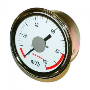 Direct flow indicator 0-100 m3/h