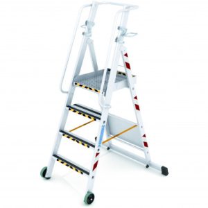 Refuelling step ladder ZARGES 4+1 PTF: 130cm