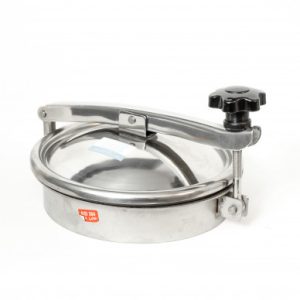 Stainless steel balanced visor for recovery tank