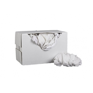 White cotton sheeting rags for workshops (per 10kg)