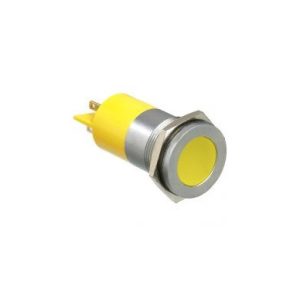 LED yellow light Ø22mm 28vdc waterproof